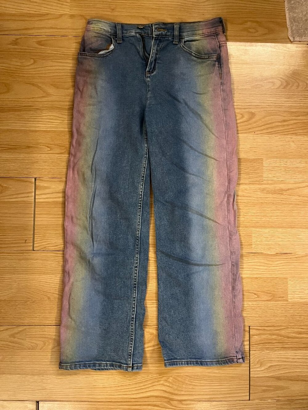 Justice Brand Rainbow Jeans- Kid's Size 16